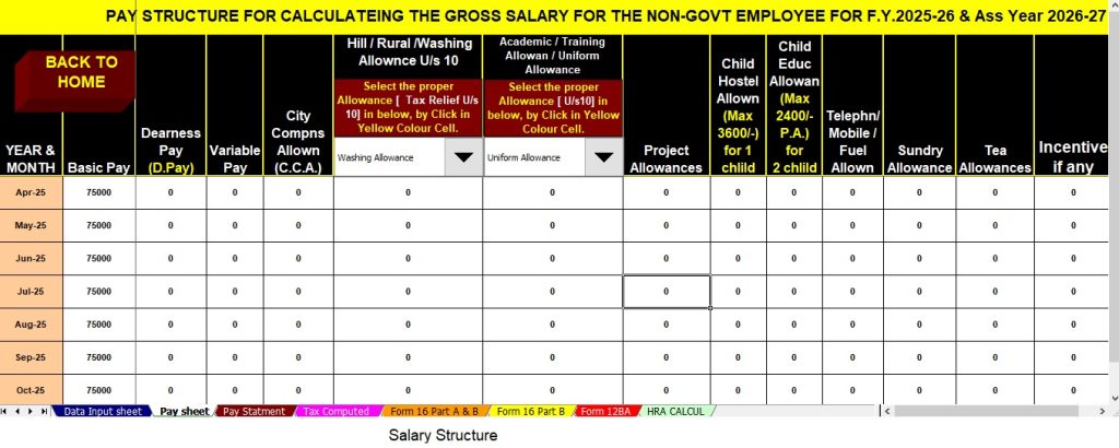 Old Regime vs New Regime 2025: Which Tax Regime is Better for You as per Budget 2025 with Automatic Income Tax Calculator All in One for the Non-Govt Employees for the F.Y.2025-26?
