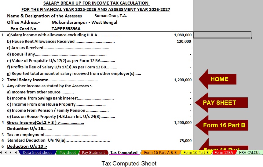 Old Regime vs New Regime 2025: Which Tax Regime is Better for You as per Budget 2025 with Automatic Income Tax Calculator All in One for the Non-Govt Employees for the F.Y.2025-26?
